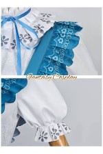 Identity V Journalist Alice DeRoss Alice in Dreamland Blue Lolita Dress Cosplay Costume